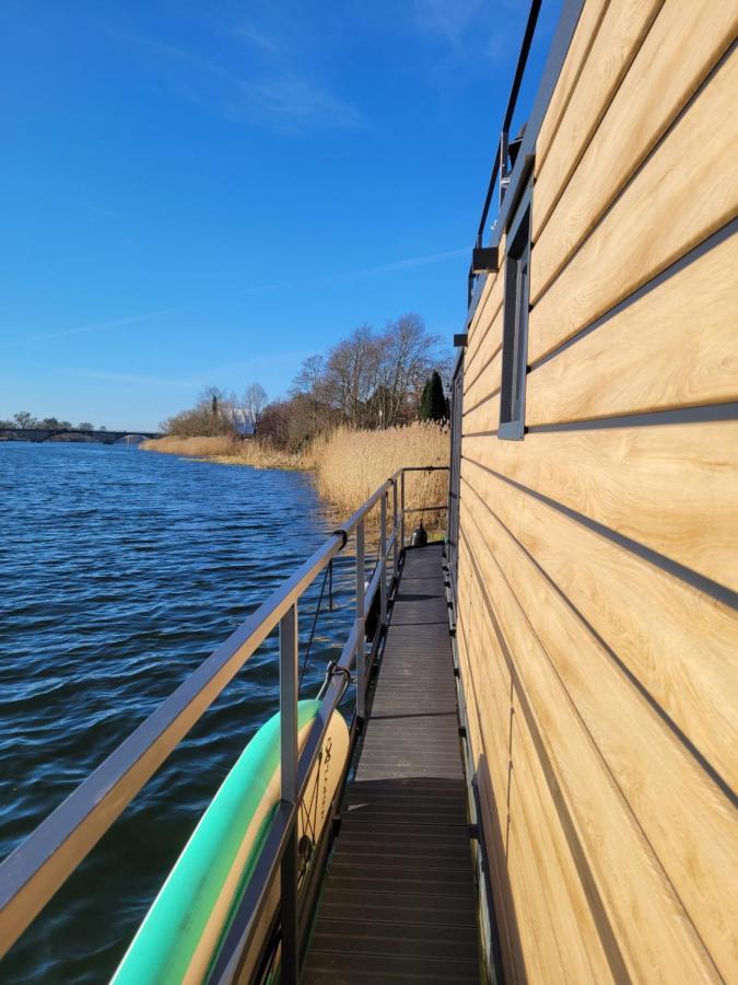Hausboote Unteres Odertal Hausboot Kranich Hotel Schwedt Exterior photo